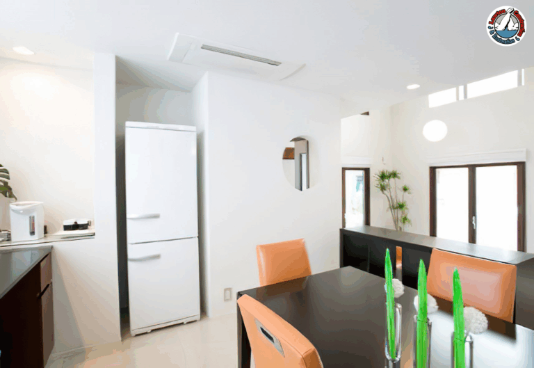 Clean, mold-free home interior with proper ventilation